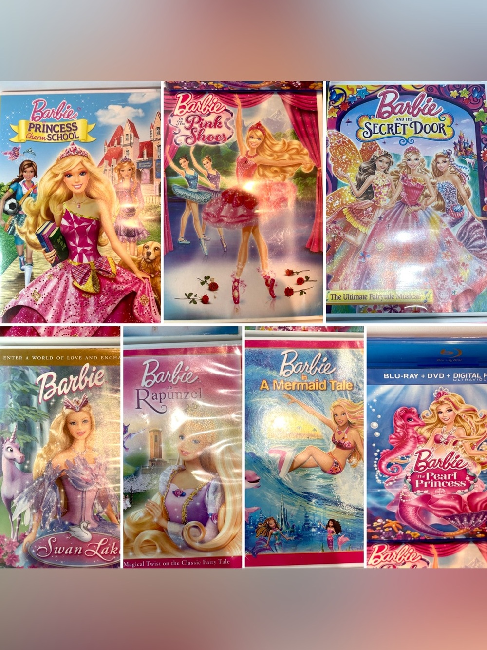 ✨ 💗Barbie DVD Movie Collection – 7 Movie Bundle! 💗✨